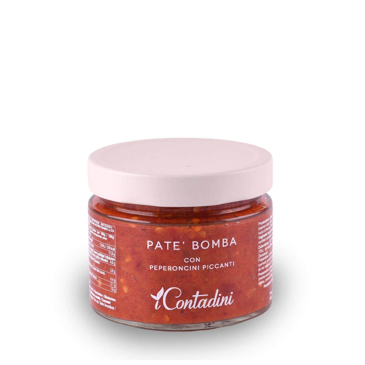 Pate Bomba con Peperoncini Piccanti, 270 g